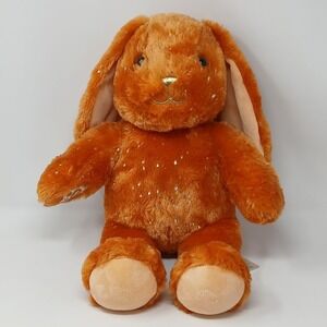 Build A Bear Plush Pumpkin Spice Pawlette Sparkles Bunny Rabbit 16" Tall